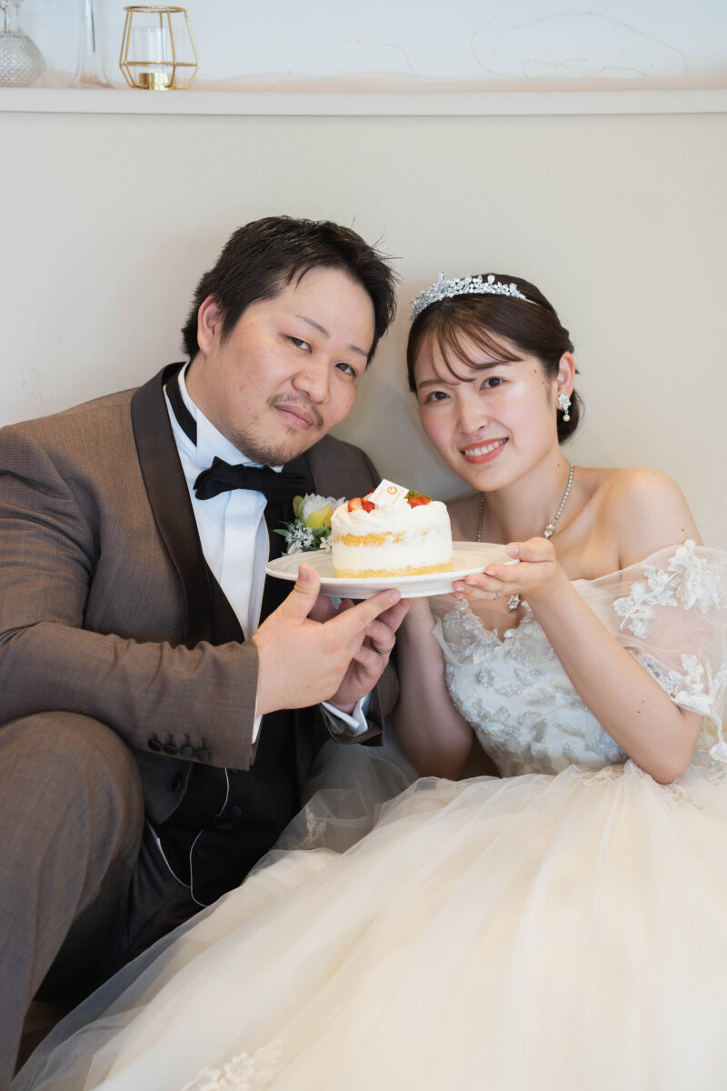 ミニケーキで祝福の時間を