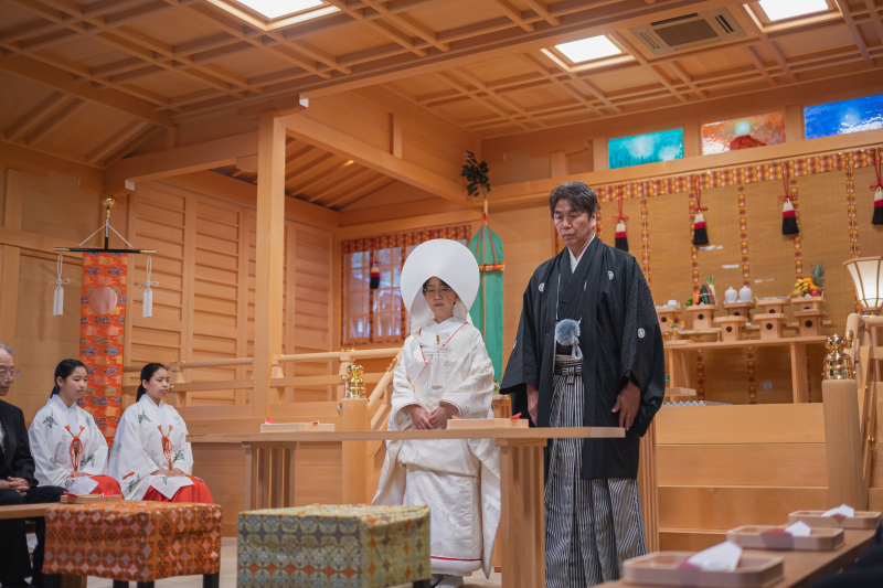 神前式の雰囲気…♡