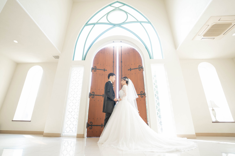 チャペル前の大扉