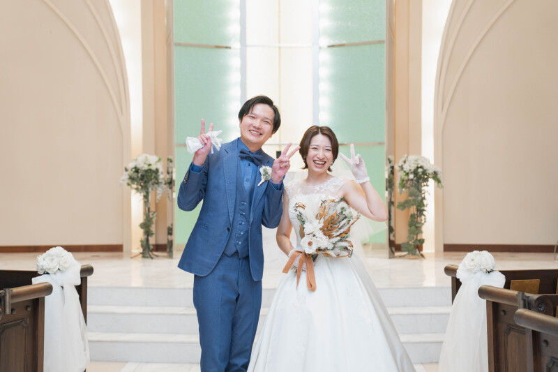 幸せあふれるおふたりの笑顔