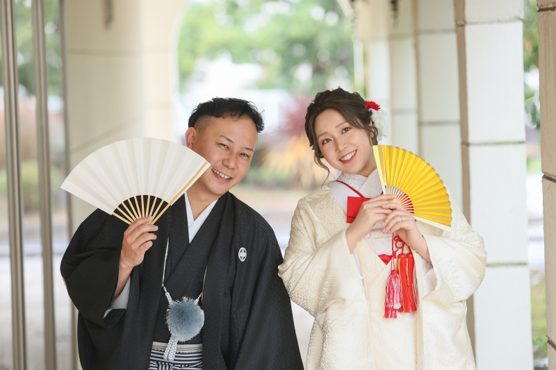 和装で魅せる晴れやかな笑顔