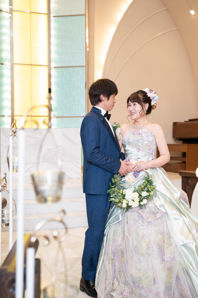 微笑み合う幸せの瞬間