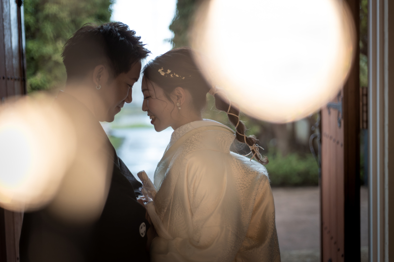 ライトを使ってロマンチックに…♡