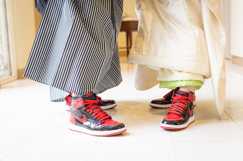 お持ち込みアイテム2 ~お揃いのスニーカー~