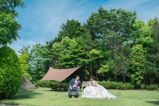 1700坪の広大な敷地のプライベートガーデン