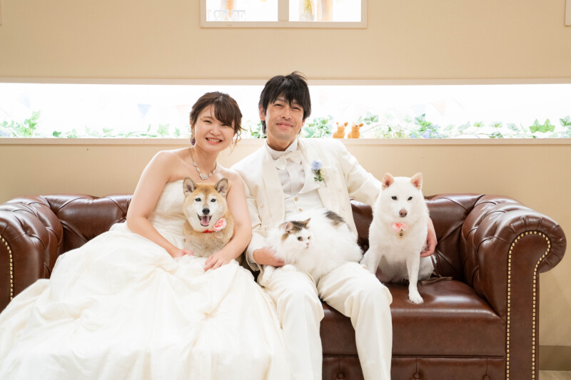 アンシャンテ/アルシェ 龍ケ崎店_ペットと一緒に撮影できる