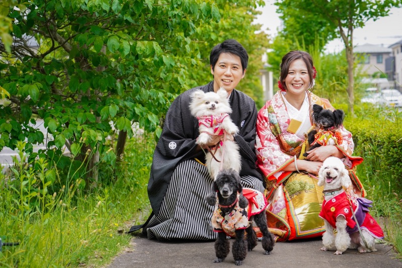 ロケーションでもペット撮影可能!!!