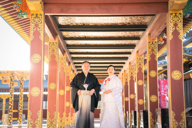 【7〜9月中の撮影限定】大杉神社ロケプラン★本格和装&厳かな雰囲気でお二人だけでなく大切な方とも撮影できる!