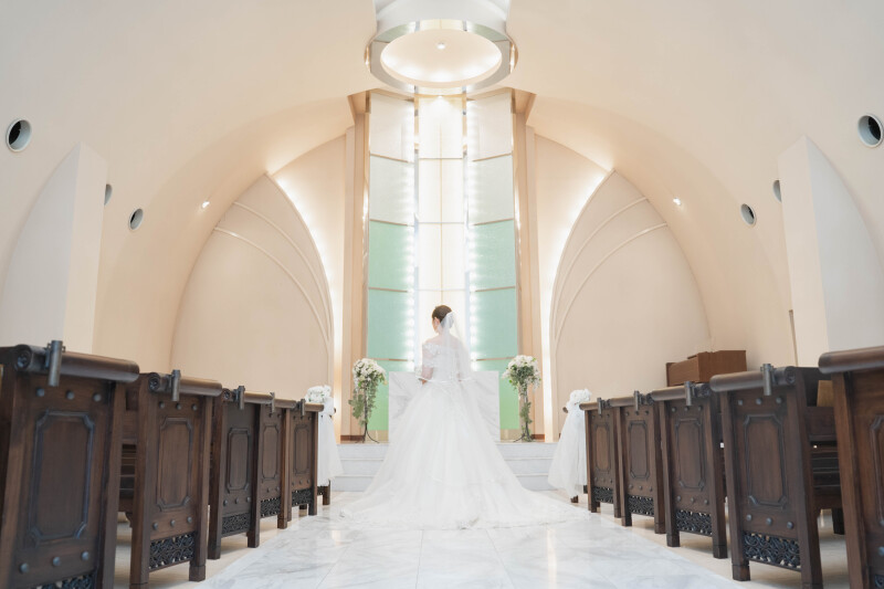 【アルシェチャペル撮影】洋装or和装が選べる1着プラン♪/データ100カット付き!家族やペットとの撮影もOK!