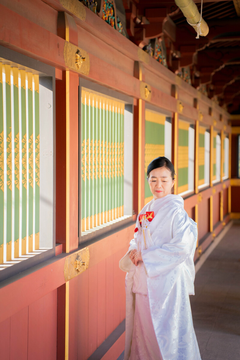 【7〜9月中の撮影限定】大杉神社ロケプラン★本格和装&厳かな雰囲気でお二人だけでなく大切な方とも撮影できる!