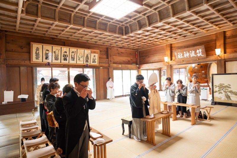 【神社挙式+前撮り】和装で神社、洋装でスタジオ前撮りセットが一番人気!!