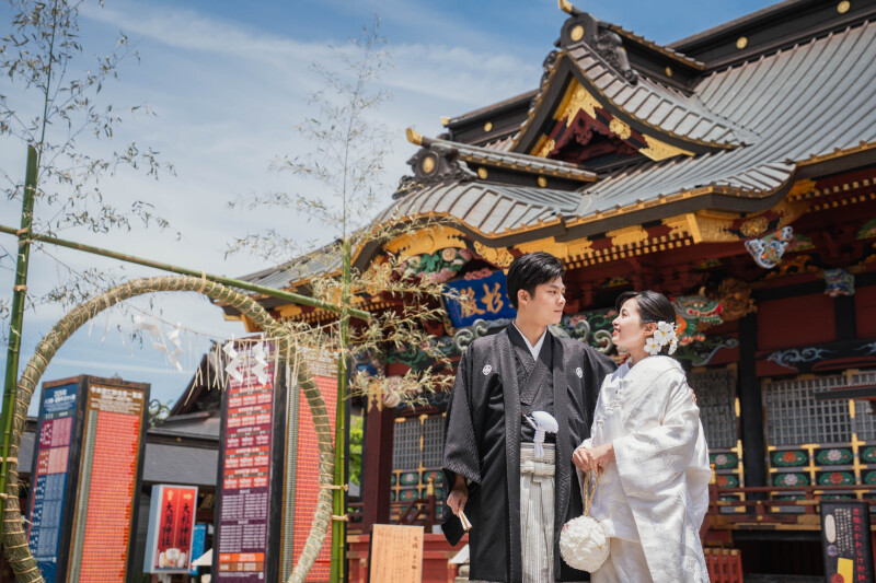【7〜9月中の撮影限定】大杉神社ロケプラン★本格和装&厳かな雰囲気でお二人だけでなく大切な方とも撮影できる!