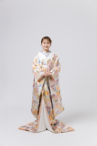 色打掛　菊桐熨斗目 唐織（IU01220）