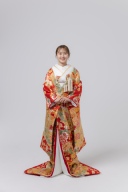 色打掛 清風名月 赤（IU01179）