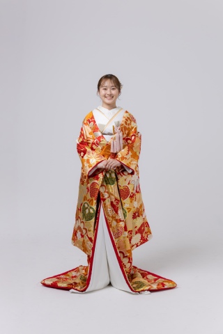 色打掛 古典橘 赤（IU01188）