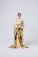 色打掛 桃山花灯り水色（IU01186）