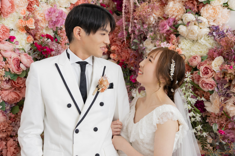 甘え上手な新婦さん