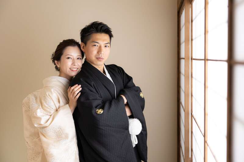 スタジオで和装2着撮影！