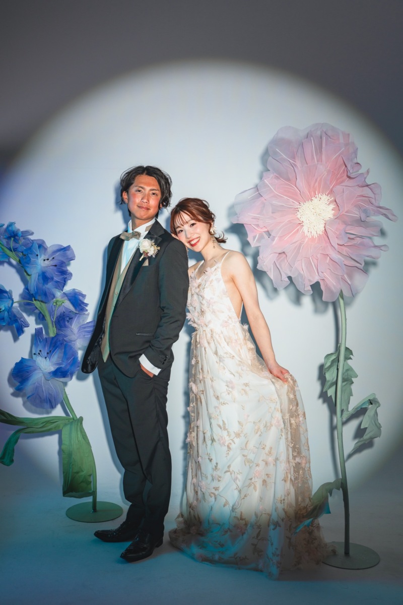 ジャイアントフラワーも可愛い♡