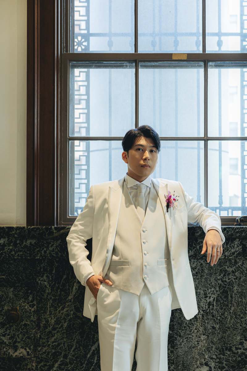 新郎様のソロカット！