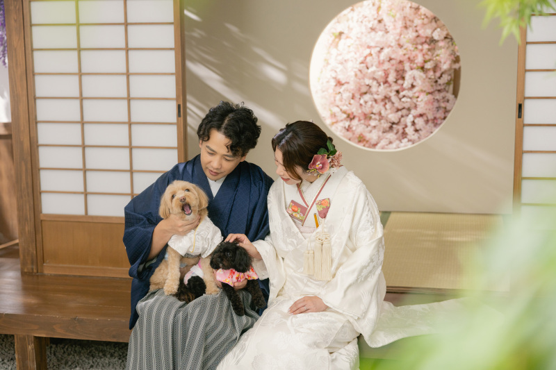 愛犬も一緒にパシャリ!
