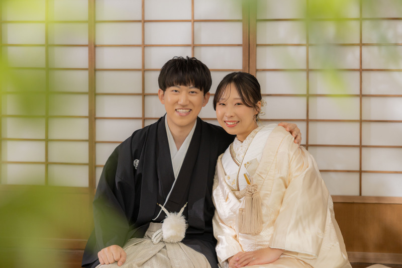 室内で快適和装撮影♪