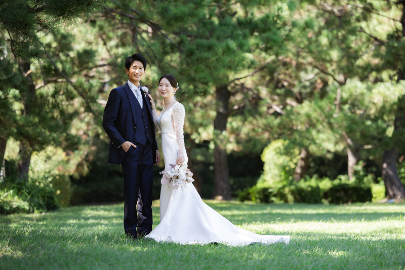 新緑に囲まれて