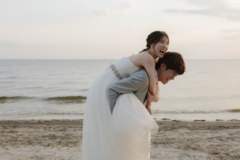 おんぶショット