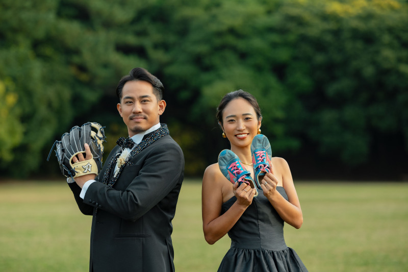 二人らしさをそのまま移した1枚