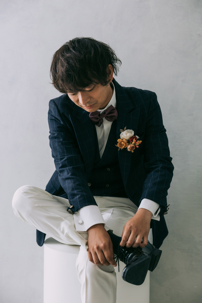 動きのあるポーズでカッコよく