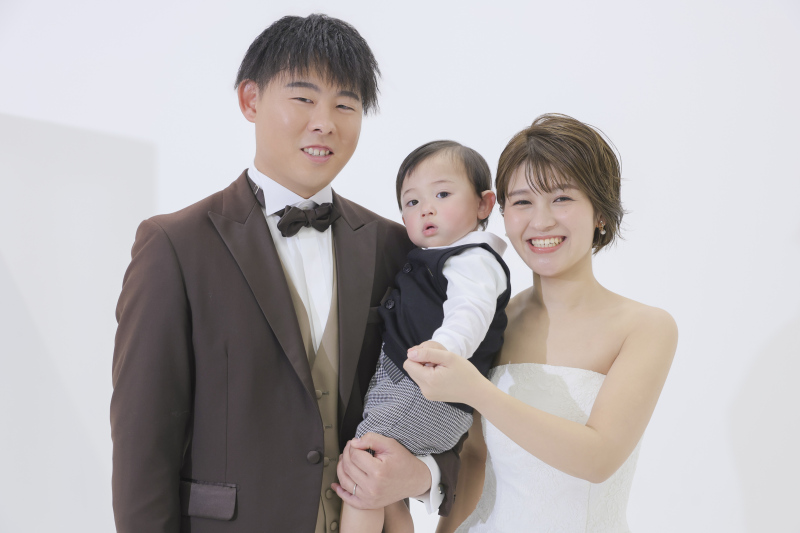 家族と一緒にはい！チーズ！