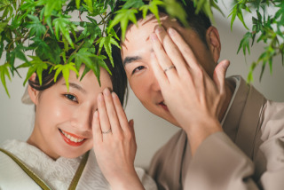 和庭園スタジオ撮影！