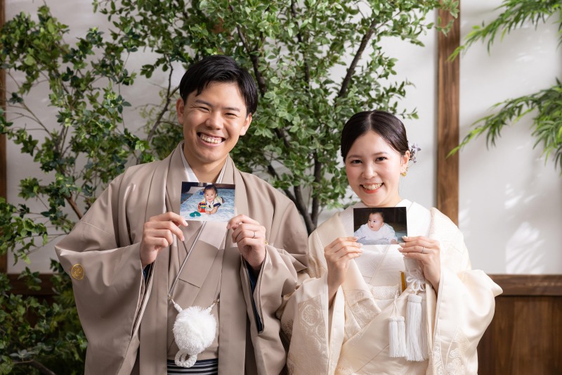 1日で和装と洋装の2着撮影！