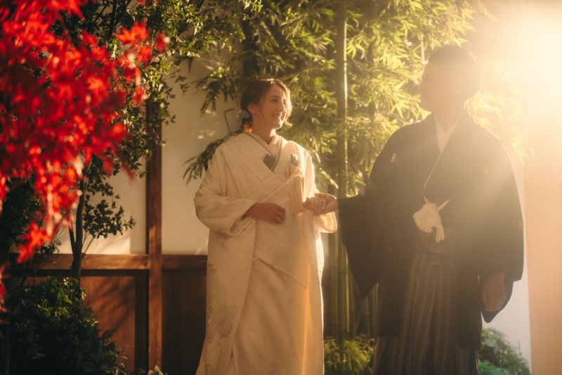 夕景ライティング