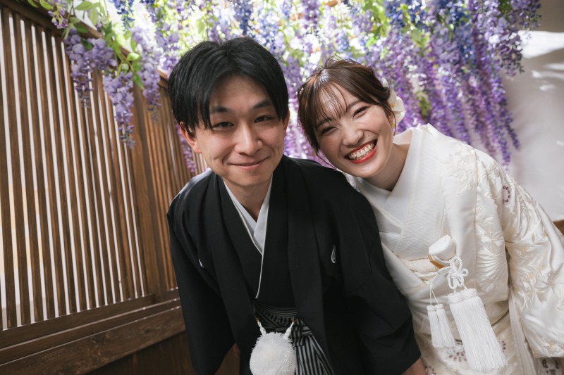 お顔をくっつけて！