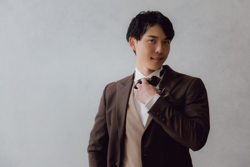 ご新郎様のソロショット