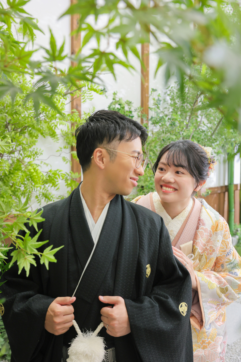 緑に囲まれて。