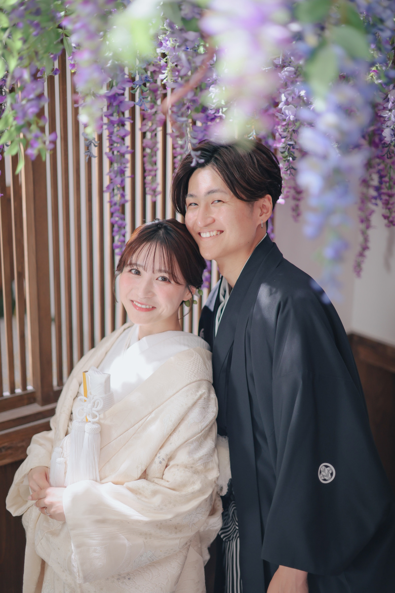 和モダン×藤パープルの世界観