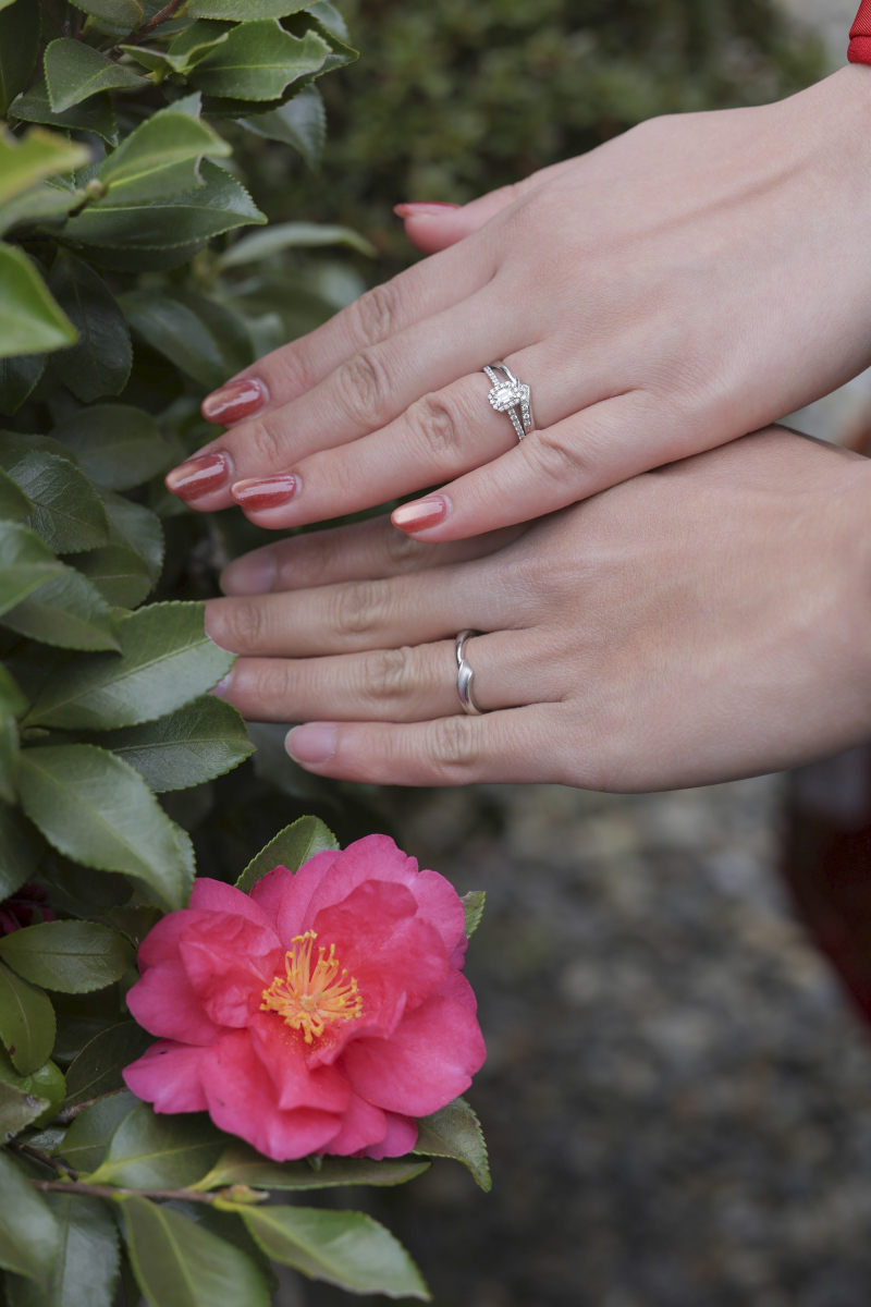 大切な指輪ショット。