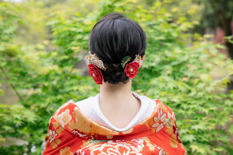 ヘアスタイルも、その日の思い出