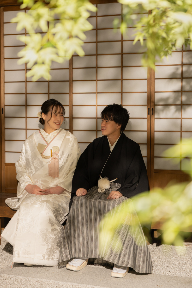 縁側でのんびりと