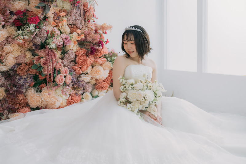 続いて新婦さんのソロショット