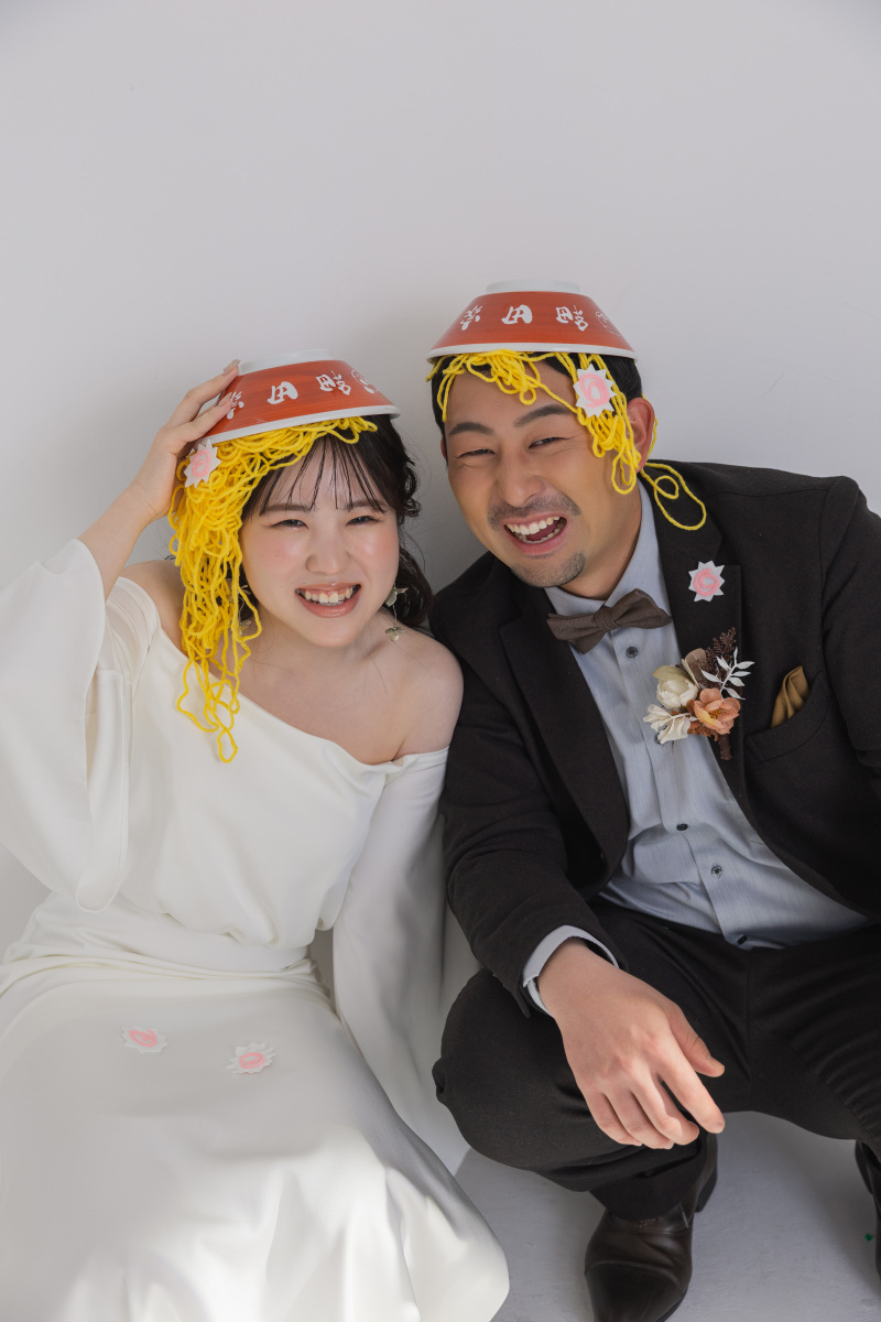 頭にラーメン！？