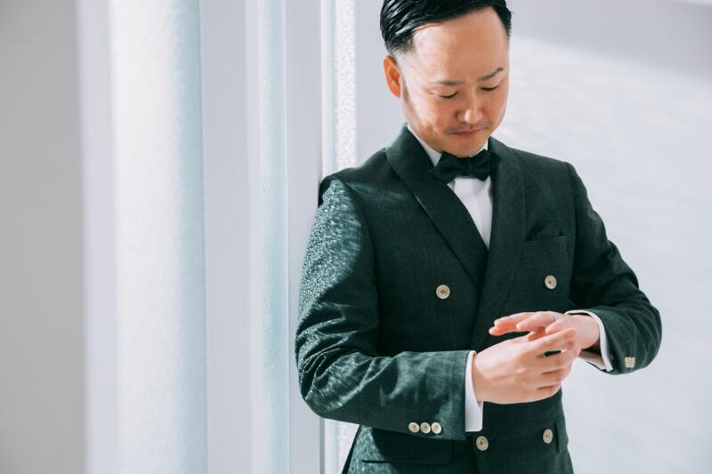 ご新郎様ソロショット