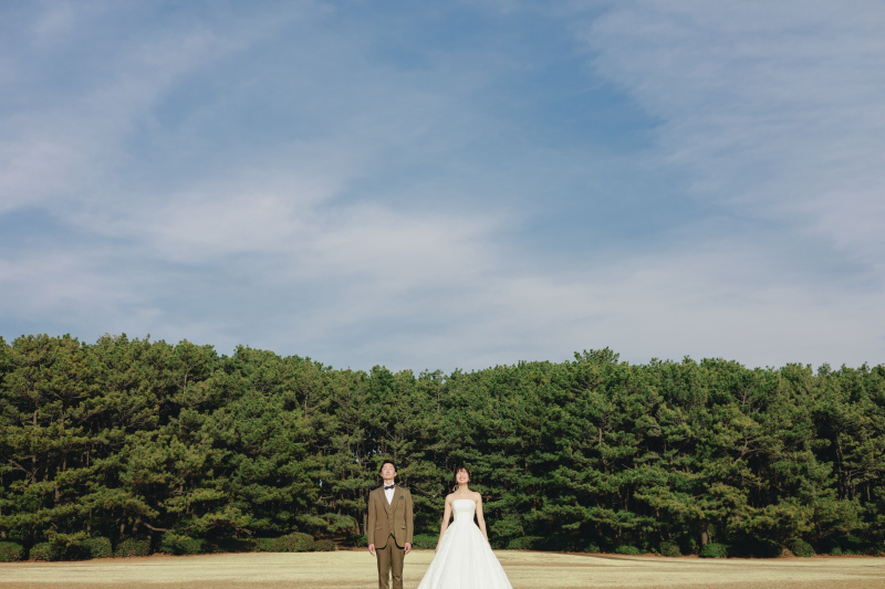 緑と大空をバックに！