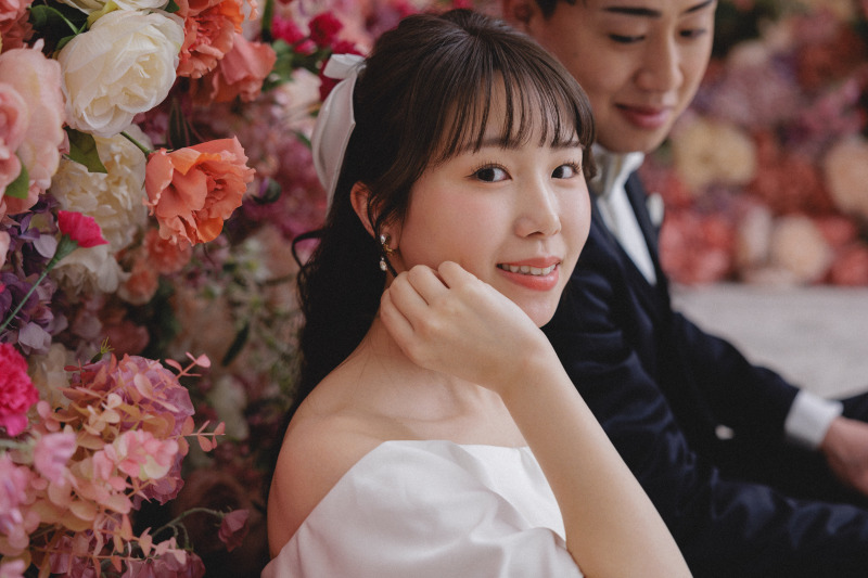 新婦さんが可愛くって