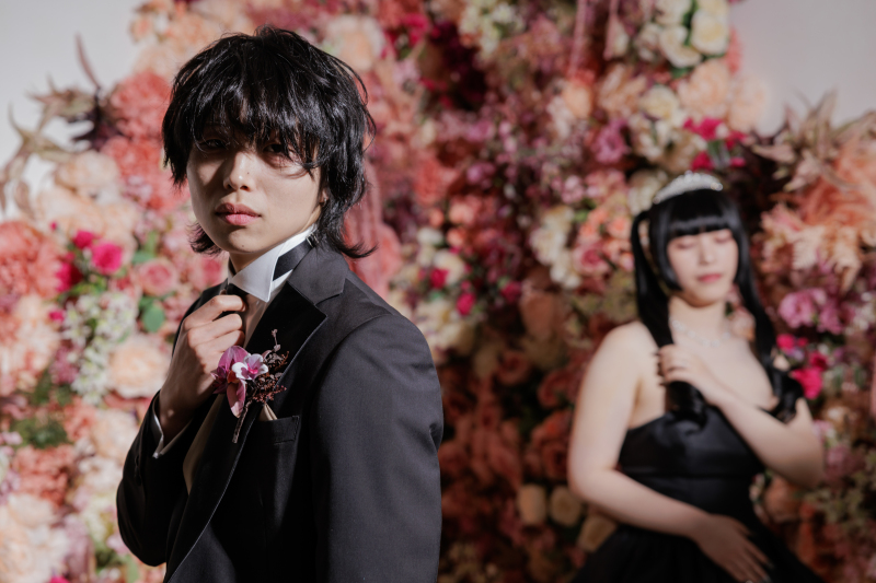 続いては、お花背景！