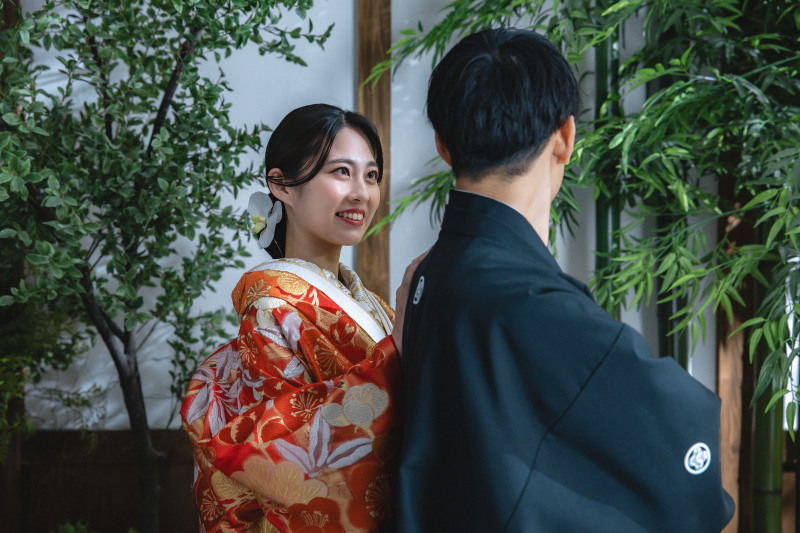 見つめ合うお二人