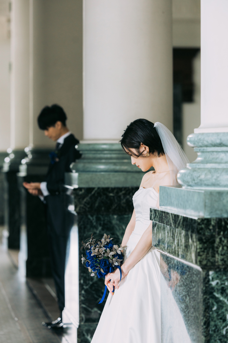 柱を生かした撮影♪