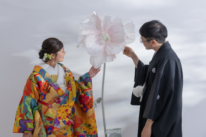 ポーズを変えて